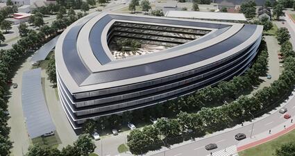 Delta Iron Construction Site: Reinforced Concrete Works Underway on Business Complex in Novi Sad