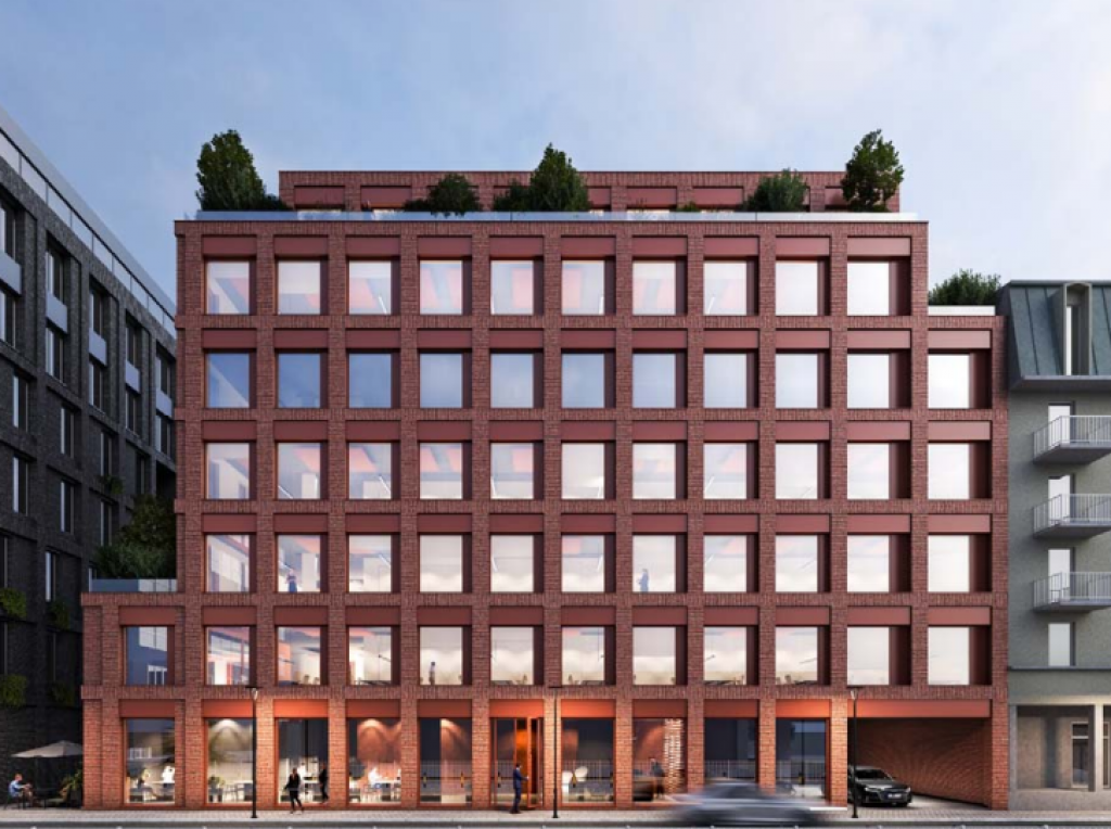A Glass and Red Brick Office Building Rising in Dorćol – Horizon Realty Solutions Plans Six-Story Development