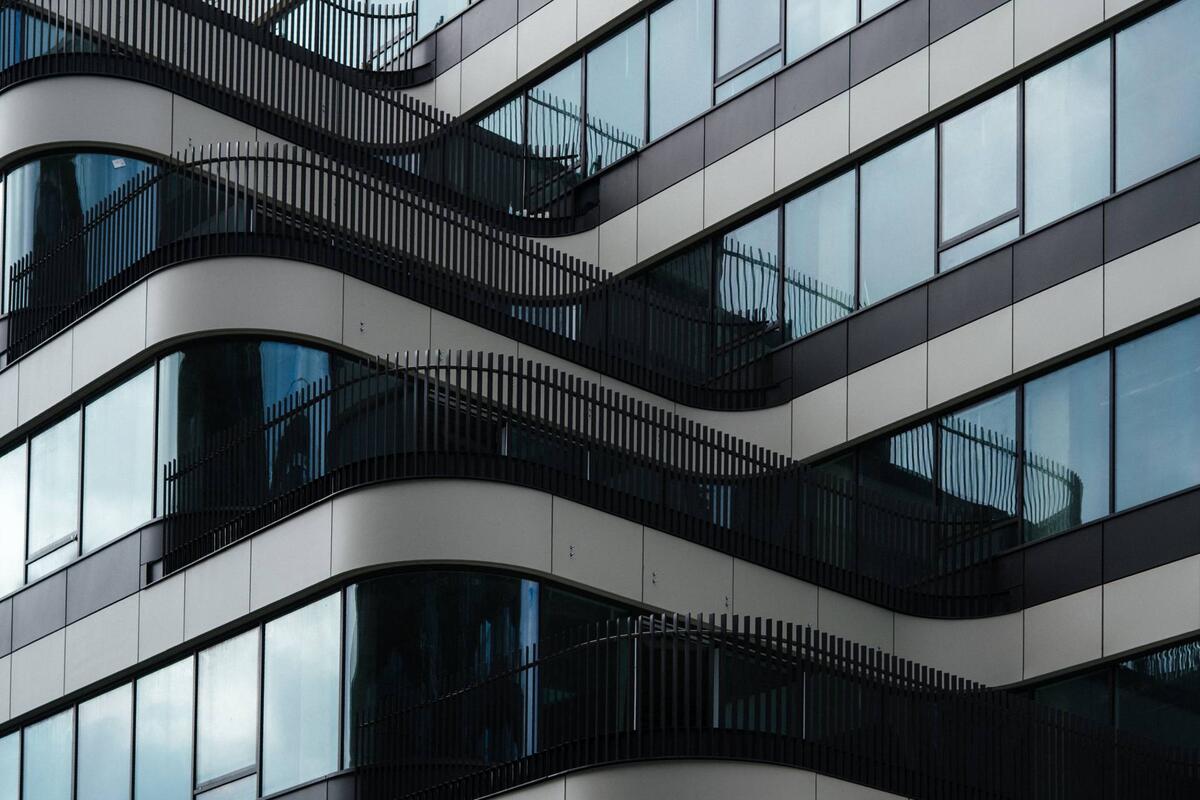 b40 Business Center: A New Office Building with Cascading Terraces at the Corner of Two New Belgrade Boulevards